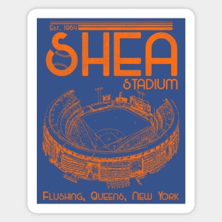 Defunct Shea Stadium New York Baseball Sticker